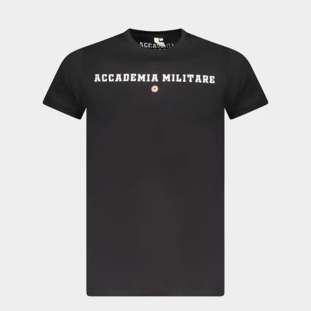 T-Shirt Military Academy S5S641-5586_NE002 Μαύρο - 2XL