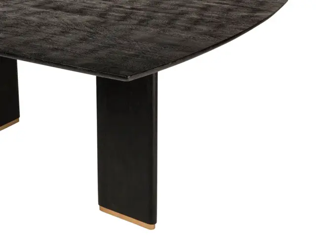 Τραπεζαρία Liber PTMD Luxury Living από Ξύλο Mango, με διαστάσεις 240x100x77cm - Black - Δεν περιλαμβάνονται οι καρέκλες 3
