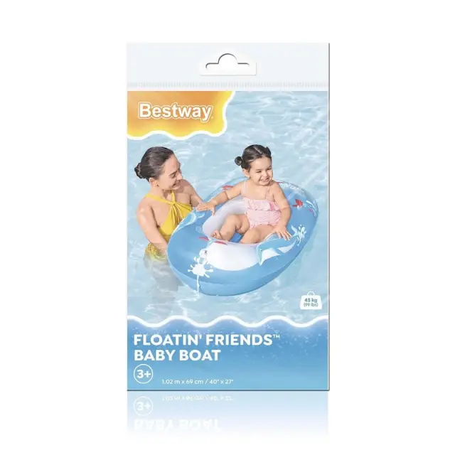 Βαρκούλα Θαλασσί Bestway 102x69cm 2