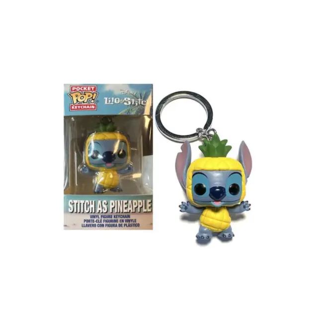 Funko Pocket Pop! Disney: Lilo + Stitch - Stitch As Pineapple Vinyl Figure Keychain