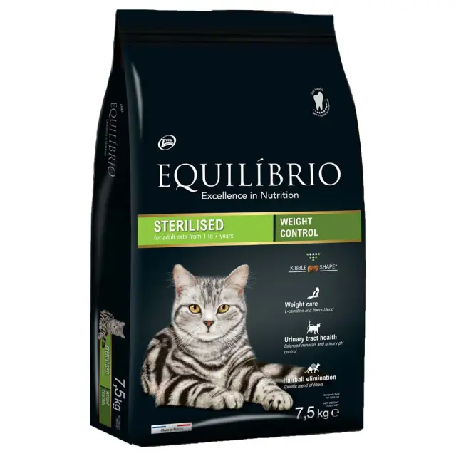 EQUILIBRIO CAT STERILISED 7,5kg