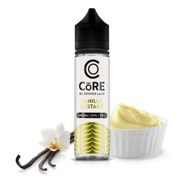 Dinner Lady Core Flavour Shot Vanilla Custard 20ml/60ml