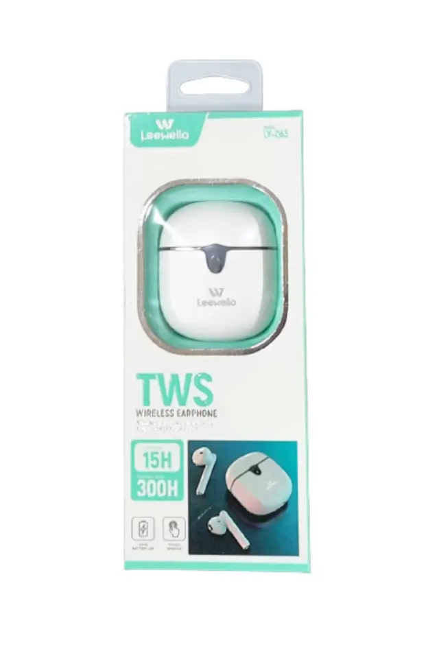 Leewello LY-065 Earbud Bluetooth Handsfree Ακουστικά με Θήκη Φόρτισης Λευκά