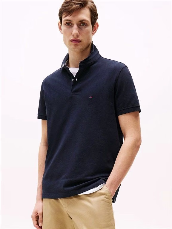 Tommy Hilfiger1985 REGULAR POLO Aνδρική Μπλούζα Μπλε Σκούρο Μπλε Σκούρο