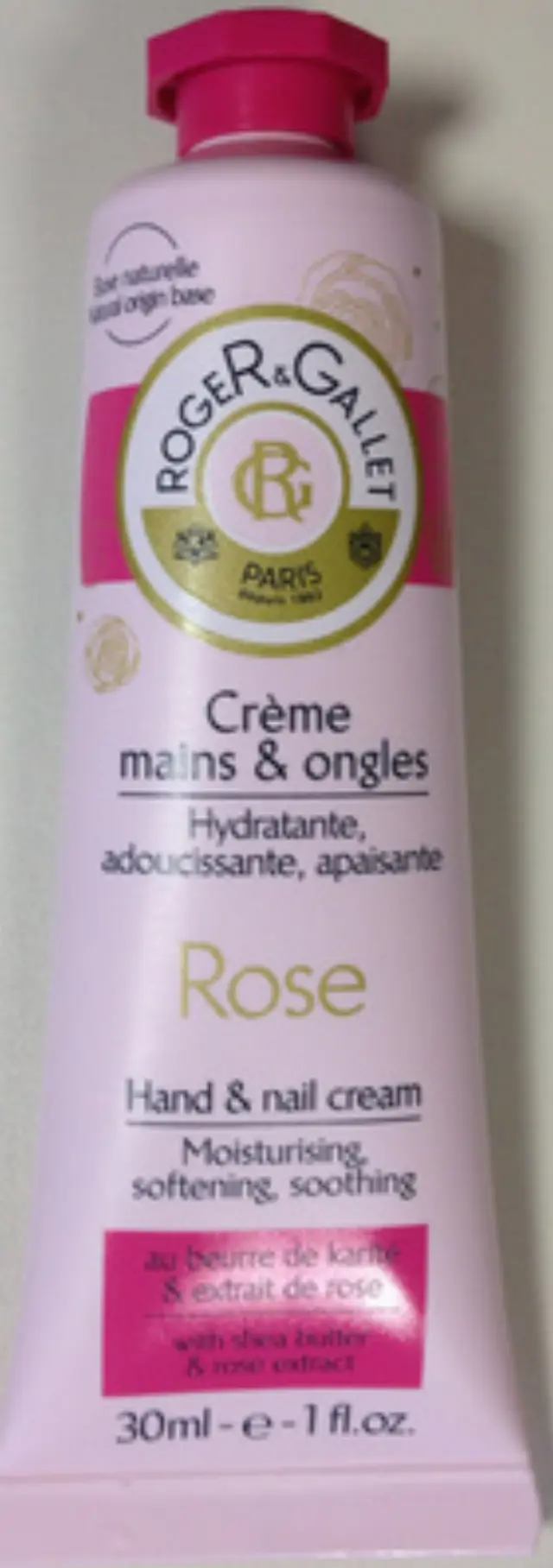 Roger & Gallet Rose Hands & Nails Cream Κρέμα Χεριών και Νυχιών με Άρωμα Τριαντάφυλλο, 30ml