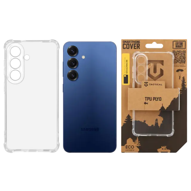 Tactical TPU Plyo Cover for Samsung Galaxy S26 Transparent 3