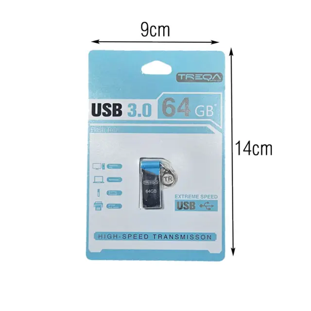 Treqa Στικάκι USB 64GB 3.0 - USB 3.0 Flash Drive 017099 2