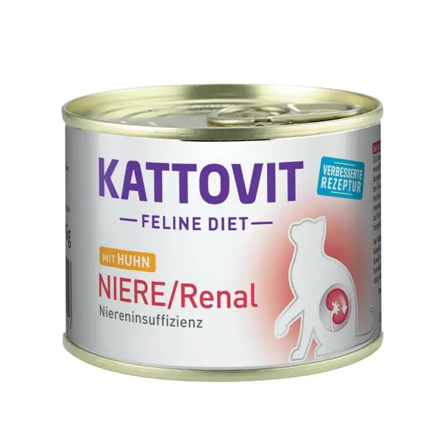 Kattovit Renal Chicken Κλινική Κονσέρβα Γάτας με Κοτόπουλο 185gr