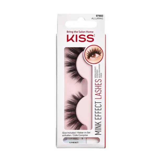 Kiss Ψεύτικες Βλεφαρίδες False Lash Mink Effect Alluring
