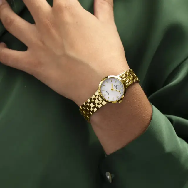Festina Ladies Γυναικείο Ρολόι 23mm Μπαταρίας με Χρυσό Ατσάλινο Μπρασελέ 2