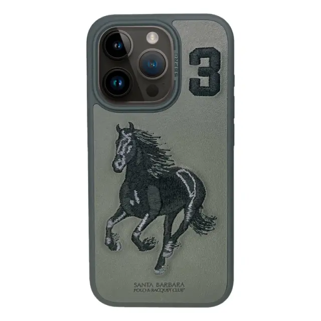 Santa Barbara Polo Racquet Club για iPhone 15 Boris - grey