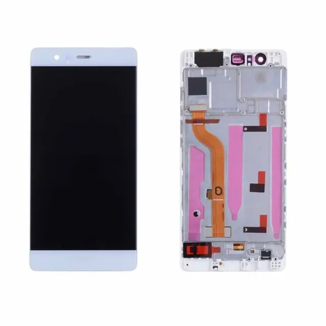 LCD + TOUCH SCREEN HUAWEI P9 LITE WHITE WITH FRAME