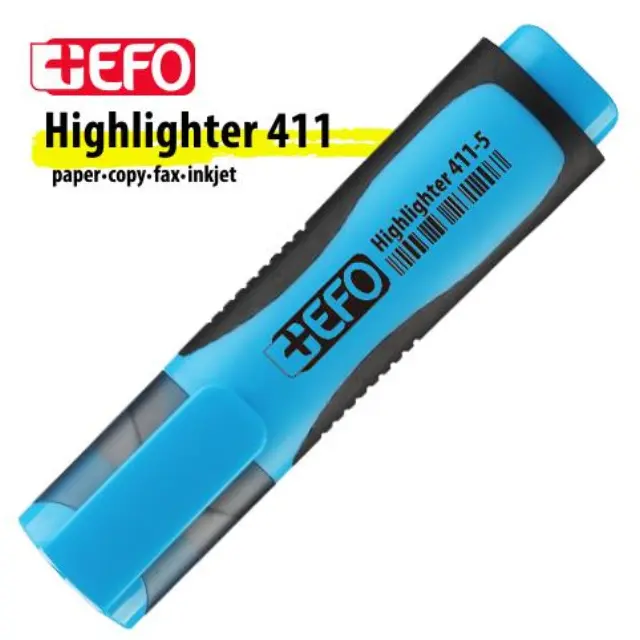Μαρκαδόρος Υπογράμμισης +Efo 411-5 Μπλε