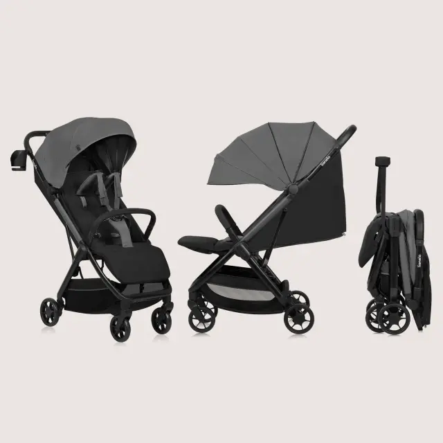 Lionelo Julie Air Καρότσι Ταξιδίου έως 22kg Gray Stone 2