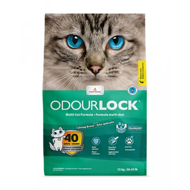 Intersand Odourlock Calming Breeze Cat Litter Άμμος Υγιεινής Γάτας 12kg