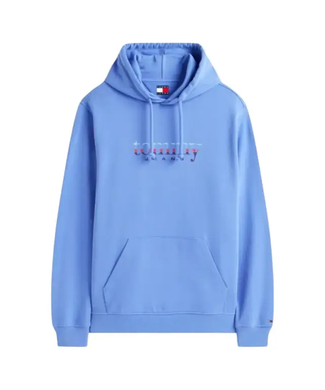 Tommy Hilfiger - Ανδρικό Φούτερ με Κουκούλα Terry DM0DM22642-C58 Μπλε 2