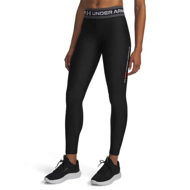 Under Armour Tech Branded Legging (6009972-001) - Μαύρο