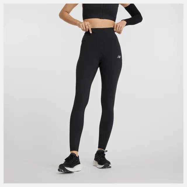 New Balance Harmony High Rise Legging 27in (WP41126-Black) - Μαύρο