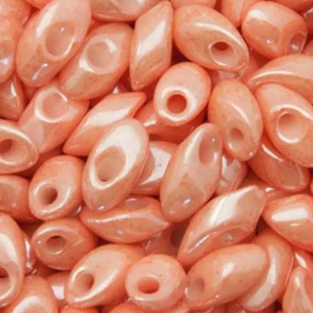 Χάντρα Miyuki Long Magatama 4x7mm - LMA-429 - Opaque Salmon Luster ~10gr