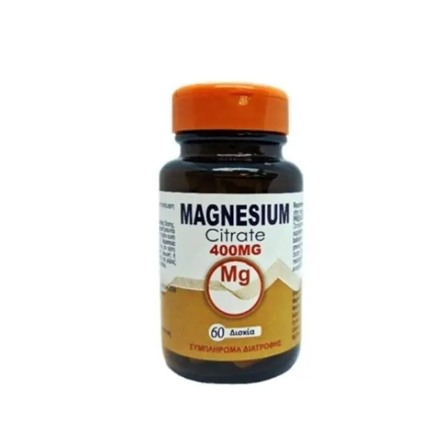 Medichrom Magnesium Citrate Κιτρικό Μαγνήσιο 400mg 60 ταμπλέτες