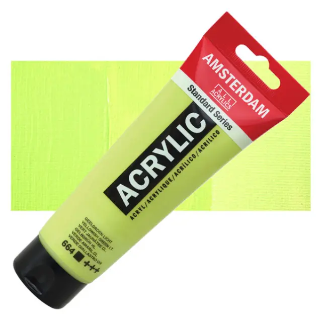 Ακρυλικό Talens Amsterdam 664 Yellowish Green Light - 120ml