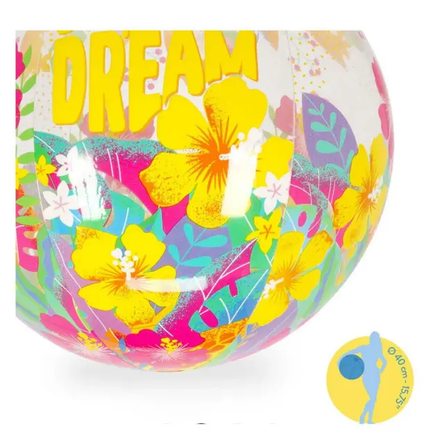 Legami Φουσκωτή Μπάλα Παραλίας Glitter Beach Ball Tropicana Dream 1τμχ 2