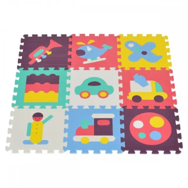 Moni Toys Χαλάκι - Puzzle Δαπέδου 9Τ. Traffic 3010