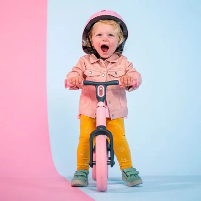 Y Velo Junior New Pink - Ροζ ποδήλατο ισορροπίας 2
