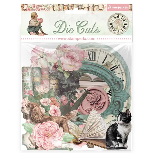 Die Cuts Stamperia, House of Roses