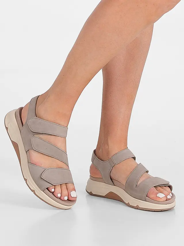 Gabor Πέδιλα Γυναικείο δέρμα Nubuck Μπεζ GAB/26887 43-LEINEN - 42 2