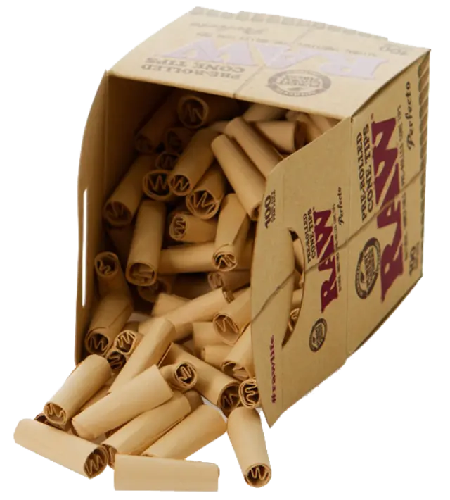 RAW Box Pre-Rolled Cone Tips Τζιβάνα - Κωνική Προτυλιγμένη