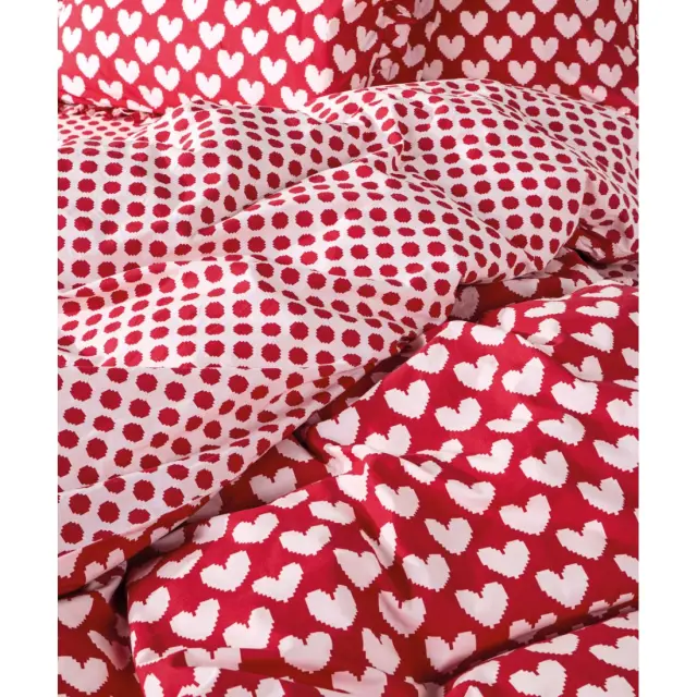 Σετ Παιδική Παπλωματοθήκη Μονή 2 Τεμαχίων Kentia Lola Red-Pink 165x245 2