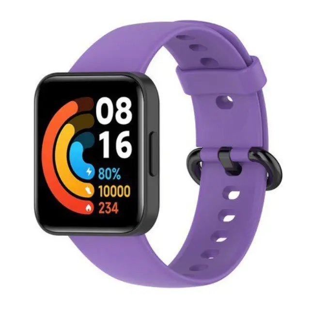 Ανταλλακτικό Λουράκι Σιλικόνης για Redmi Watch 2 / Mi Watch Lite 2 - Purple OEM