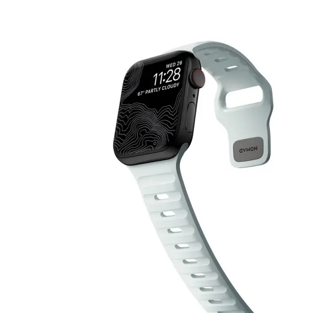 Nomad Sport Strap, Ice Blue Glow - Apple Watch 42mm/41mm/40mm/38mm 2