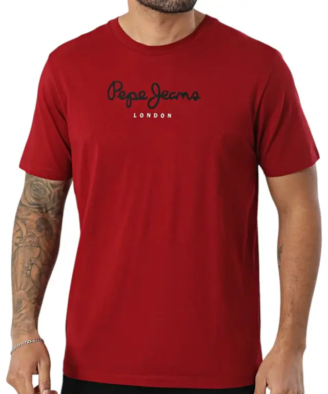 Pepe Jeans - Ανδρικό T-shirt Eggo N PM5010178-287 Μπορντό 3