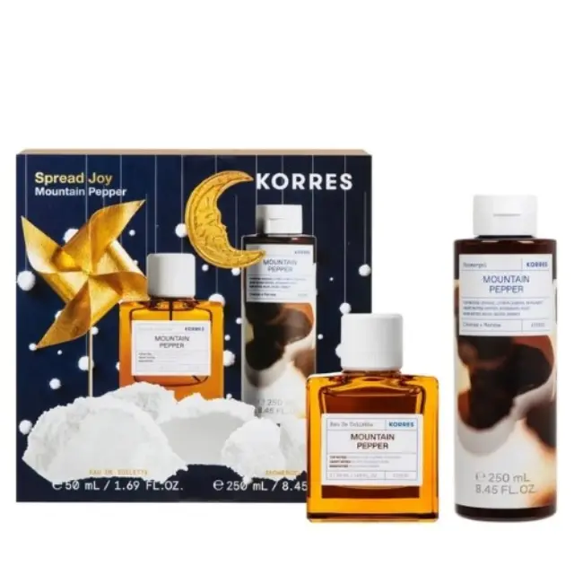 Set Spread Joy με Mountain Pepper Eau De Toilette Ανδρικό Άρωμα 50ml & Mountain Pepper Showergel Αφρόλουτρο 250ml