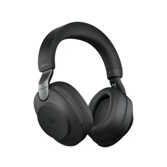 Jabra Headset Evolve2 85 Stereo MS + Charging Station + Link 380 USB-A Black (28599-999-989)