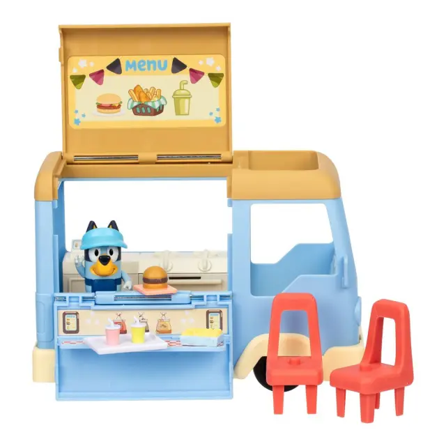 Bluey Καντίνα Food Truck Playset με Φιγούρα Bluey + Αξεσουάρ (BLYA4000) – Giochi Preziosi για Παιδιά 3+ Ετών 3