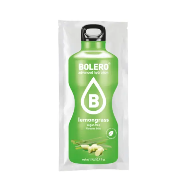Bolero Lemongrass Flavoured Drink Mix Powder 9gr