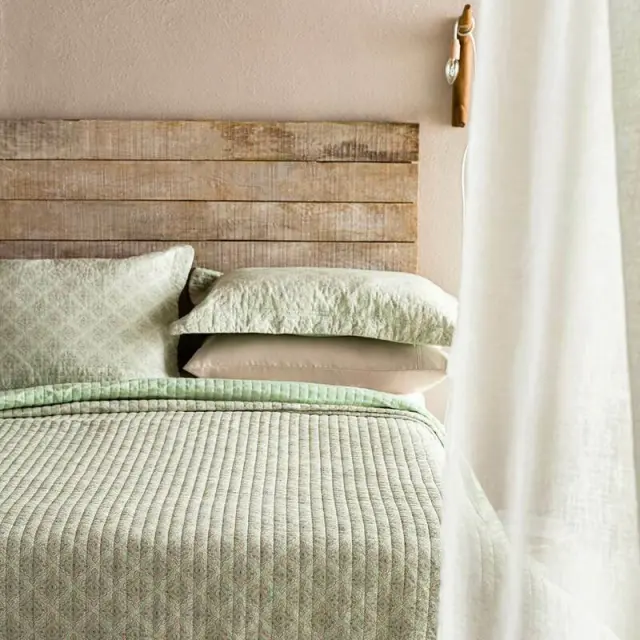 Σετ Κουβρλι με μαξ/κη 230X250 2MAΞ. 50Χ70CM GOFIS HOME CALYPSO LIME 687