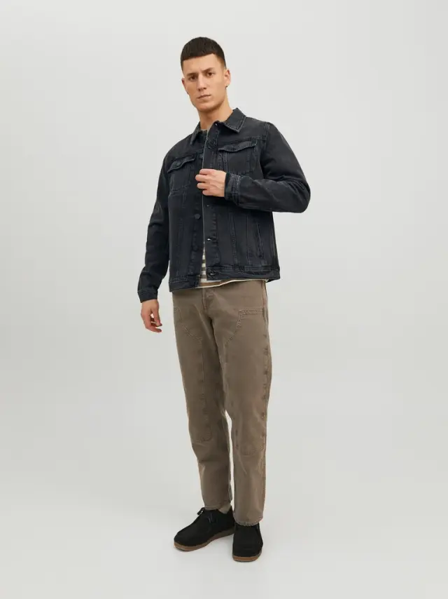 JJIJEAN JJJACKET AKM 823 NOOS Black Denim - S 3