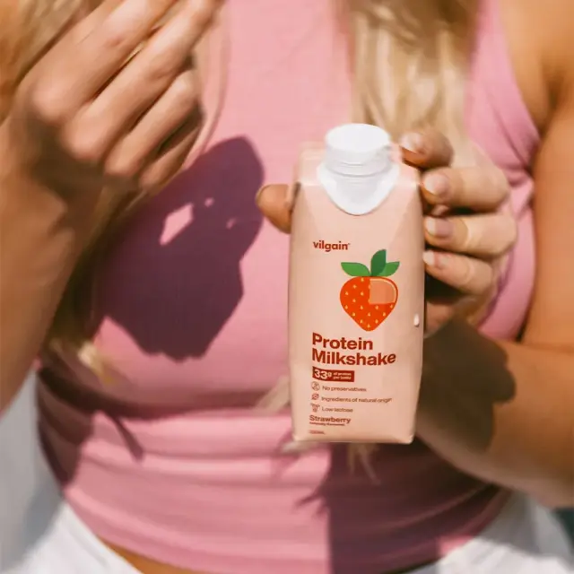 Vilgain Protein Milkshake Strawberry 3