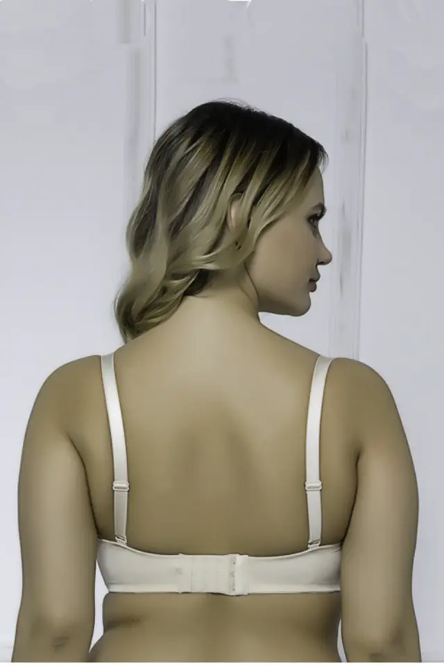 Μπεζ strapless σουτιέν για μεγάλο στήθος 2