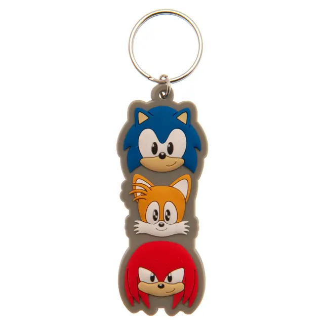 Μπρελόκ Sonic The Hedgehog (Trio Stack) PVC Keychain SKU: RK39440C 2