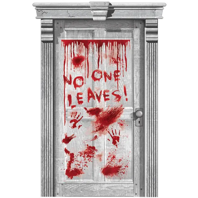 Διακοσμητικό Πόρτας NO ONE LEAVES! «Κανείς δεν φεύγει» 165,1 x 85 εκ.