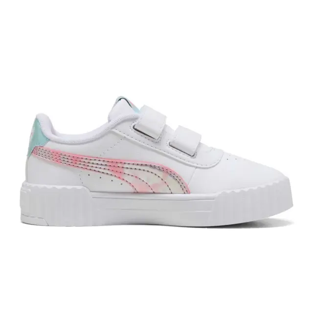 Puma Girl's Carina 3.0 Space Belle V (PS) Άσπρο - Ροζ 402806-01 (Puma) 2
