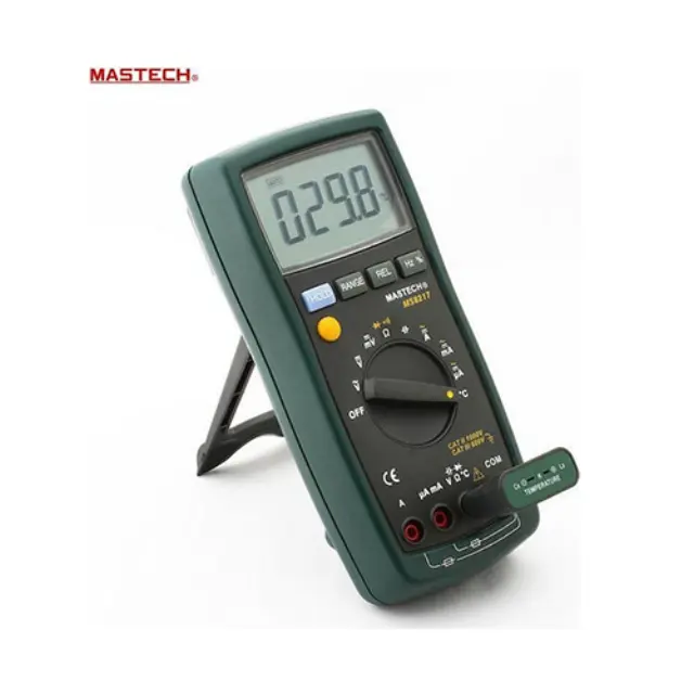 Mastech MS8217 Ψηφιακό Πολύμετρο με Καπασιτόμετρο με Μέτρηση AC / DC / Αντίστασης / Χωρητικότητας / Θερμοκρασίας 2