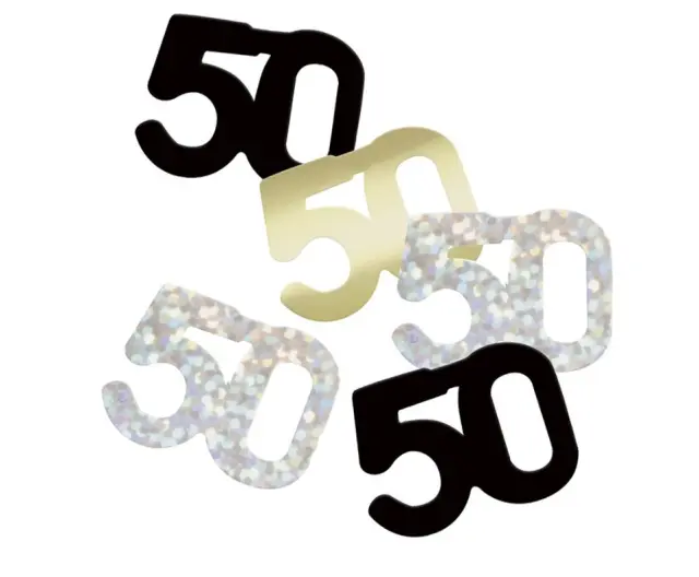 Κομφετί GLITZ 50 Black Foil Confetti / 14 γρ.