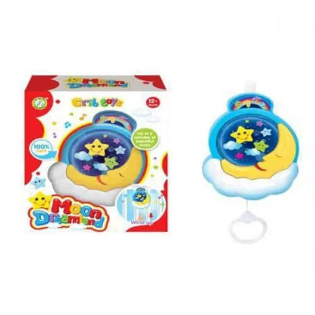 Μουσικό Βρεφικό Παιχνίδι Κρεβατιού Cangaroo Music Bed Bell Moon SL81905 3800146258467