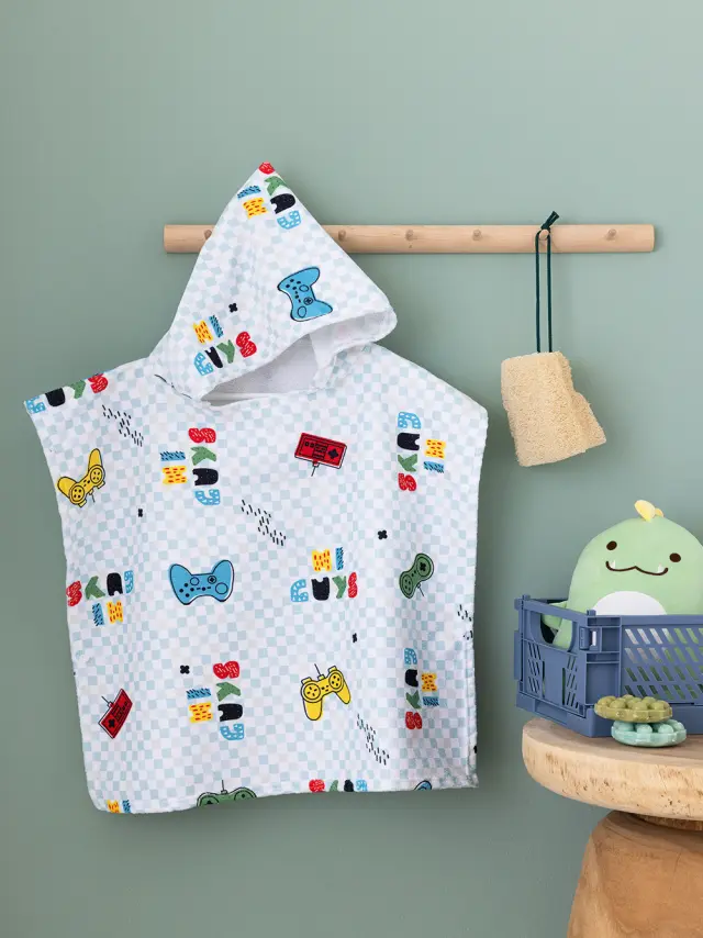 Πόντσο Παιδικό 60x120 1-2 Ετών Palamaiki ΝB0141 Boy 100% Πολυέστερ